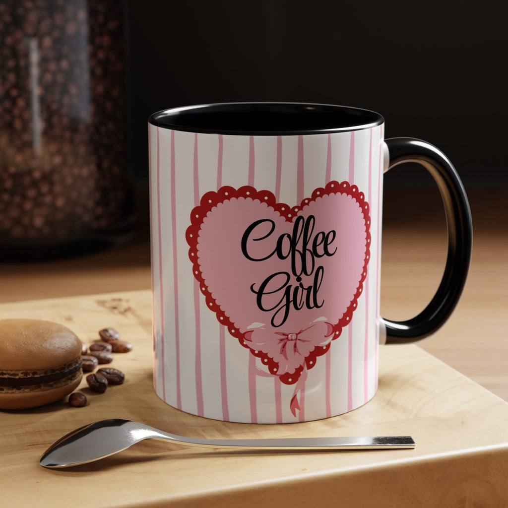 Coffee Mug "Coffee Girl" Heart