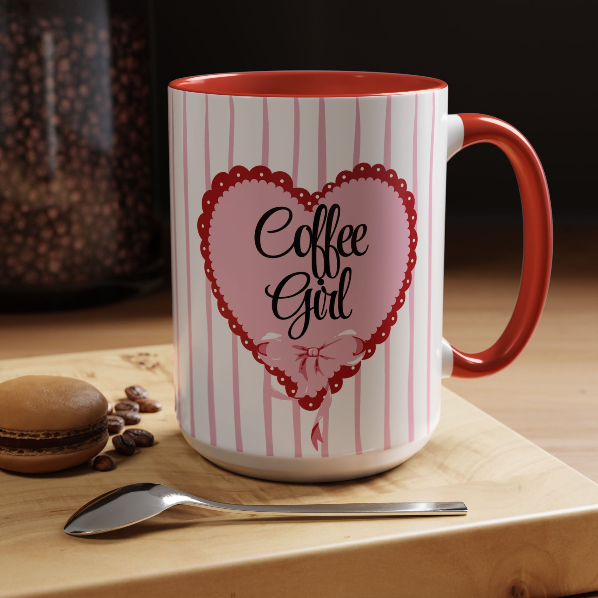 Coffee Mug "Coffee Girl" Heart