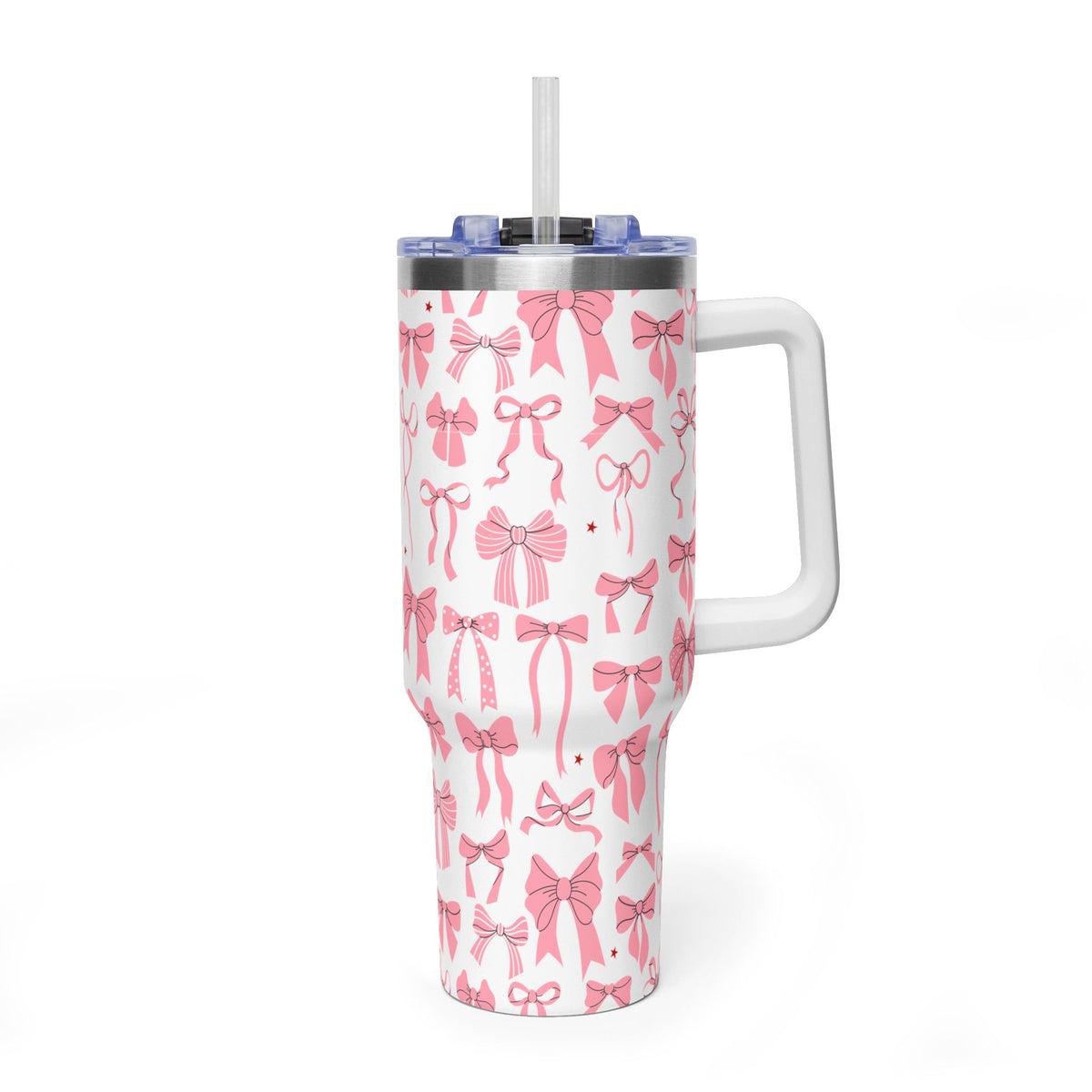 Pink Bow's Pattern 40oz Tumbler