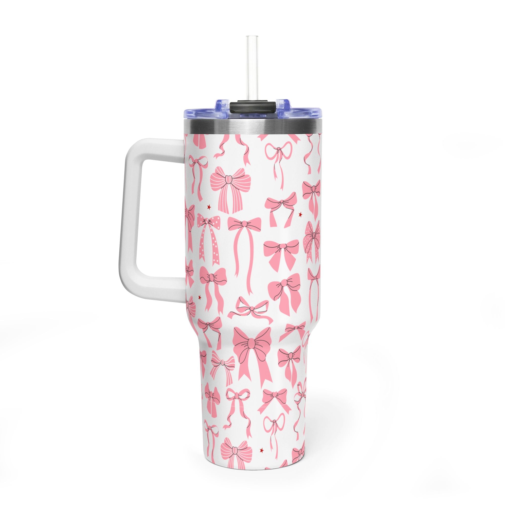 Pink Bow's Pattern 40oz Tumbler