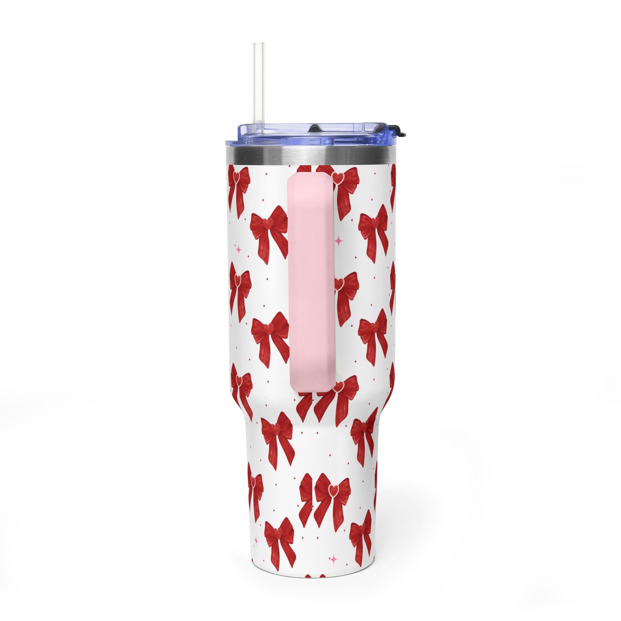 Red Bow's Pattern 40oz Tumbler