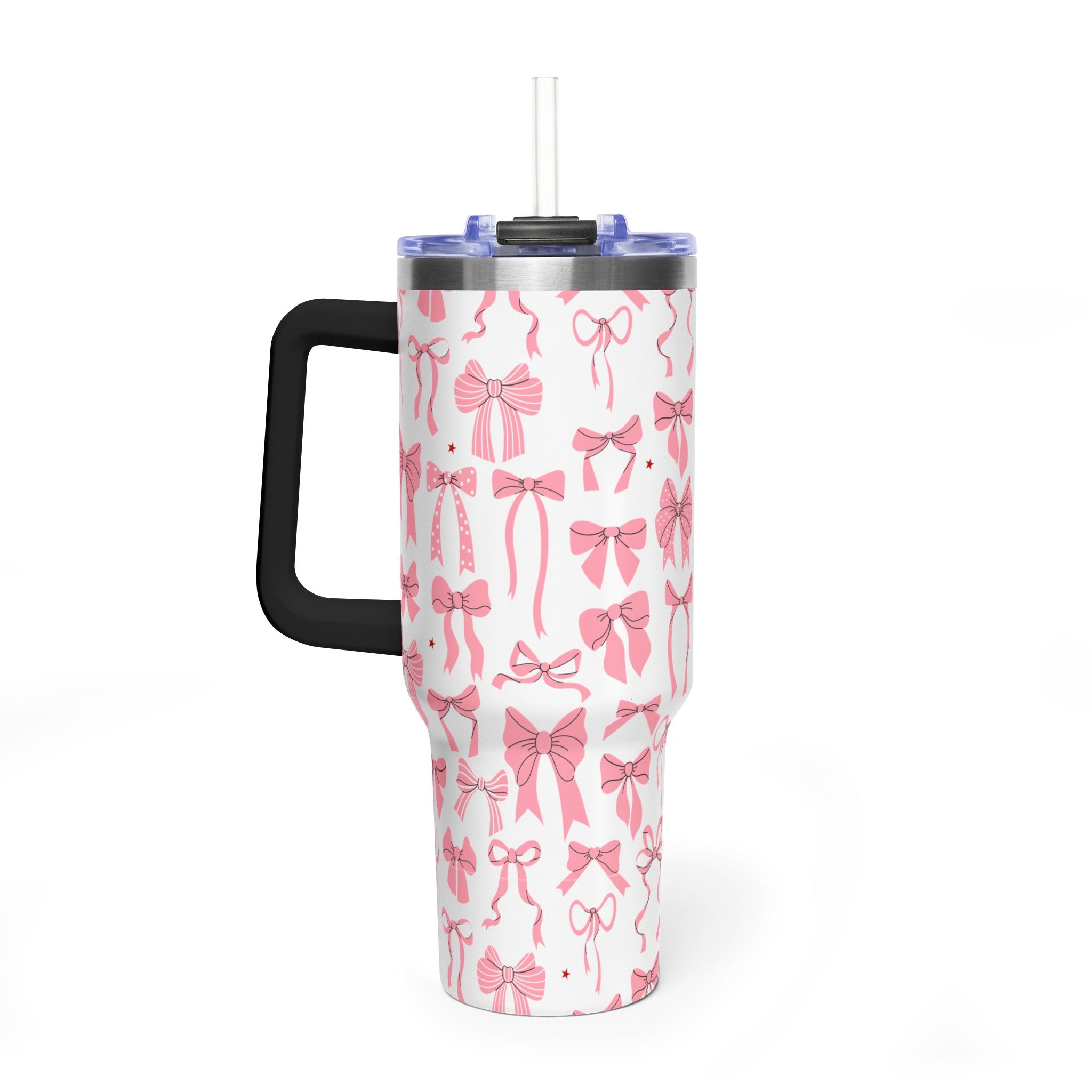 Pink Bow's Pattern 40oz Tumbler