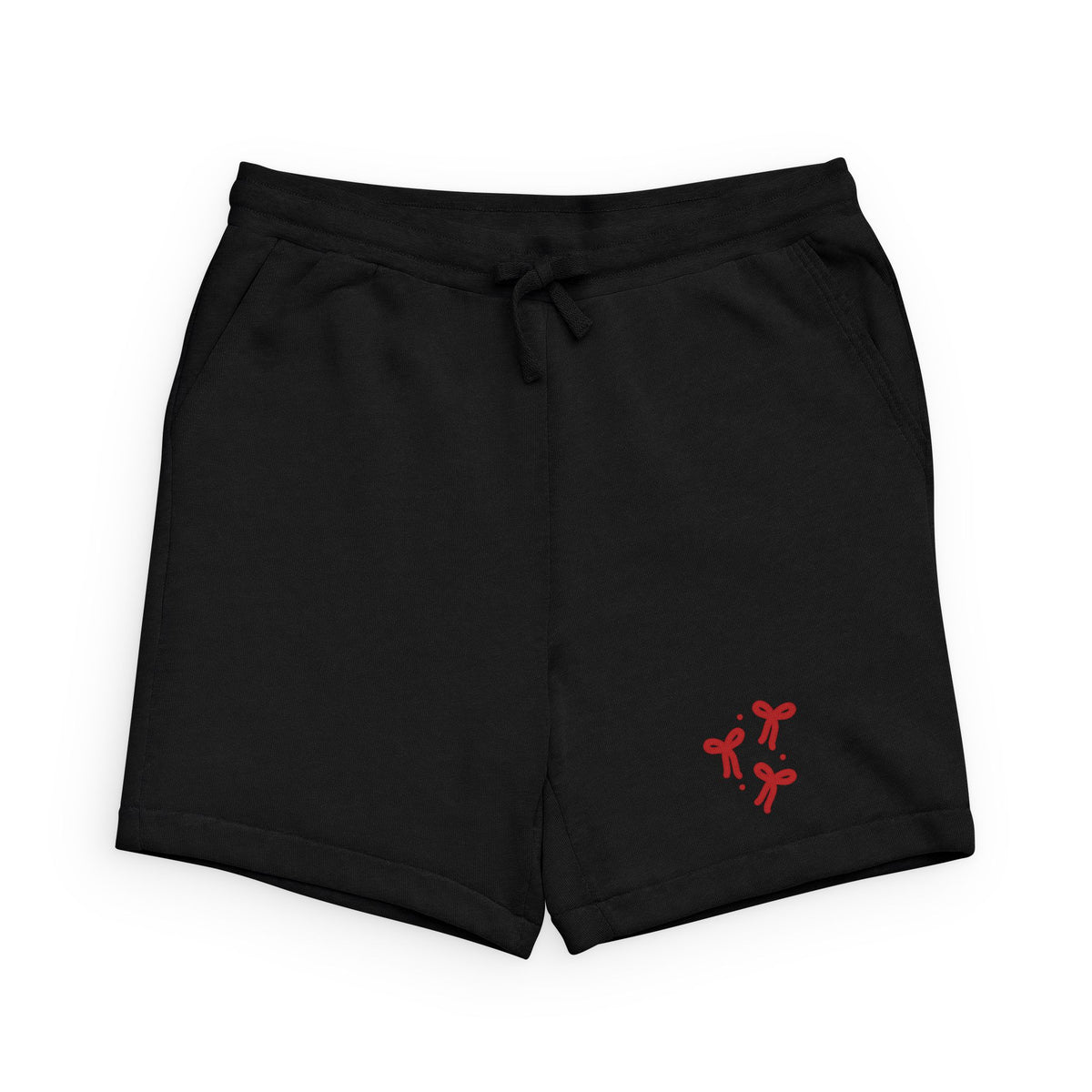 Red Ribbon Bow Sweatshorts